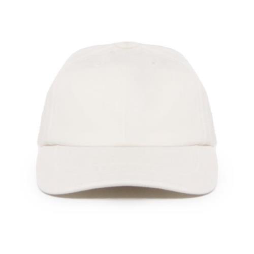 Jacquemus Svart Baseballkeps med Signaturdetalj White, Unisex