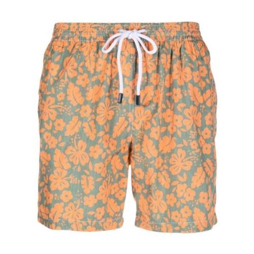 Barba Polyester Badshorts med Sidofickor Multicolor, Herr