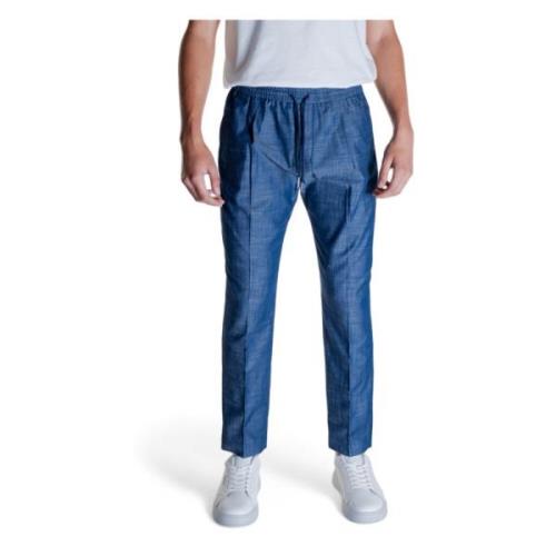 Antony Morato Herr bomullsbyxor kollektion Blue, Herr