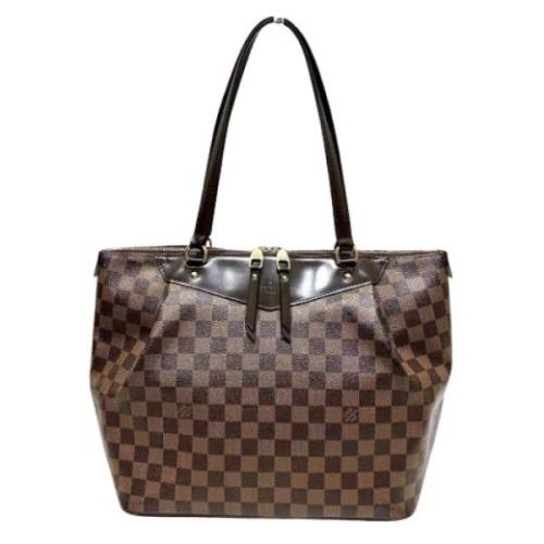 Louis Vuitton Vintage Pre-owned Tyg louis-vuitton-vskor Brown, Dam