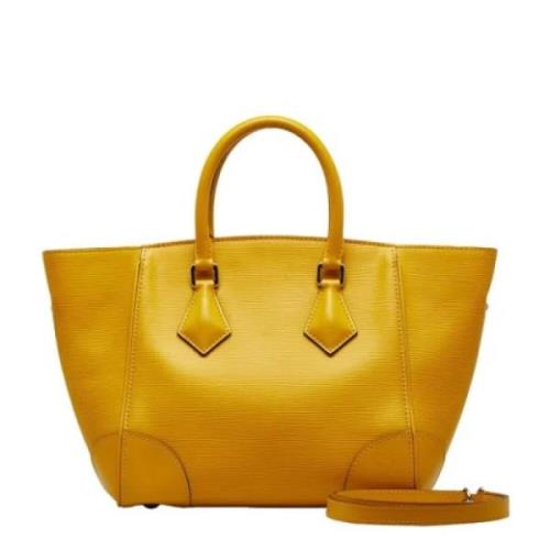 Louis Vuitton Vintage Pre-owned Tyg louis-vuitton-vskor Yellow, Dam