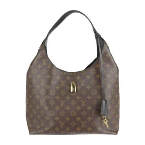 Louis Vuitton Vintage Pre-owned Canvas axelremsvskor Brown, Dam