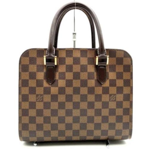 Louis Vuitton Vintage Pre-owned Tyg louis-vuitton-vskor Brown, Dam