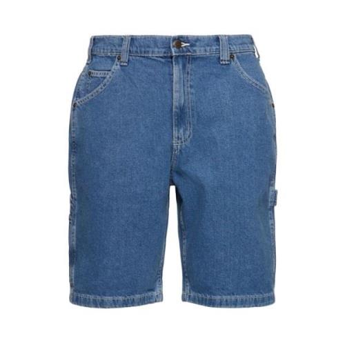 Dickies Denim Shorts Garyville Model Blue, Herr