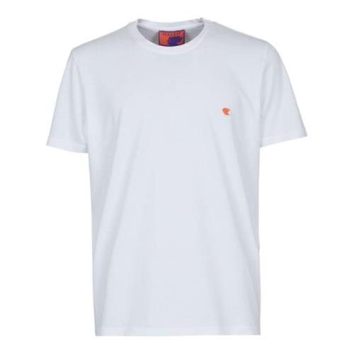 Gallo Broderad Tupp Crew T-shirt White, Unisex
