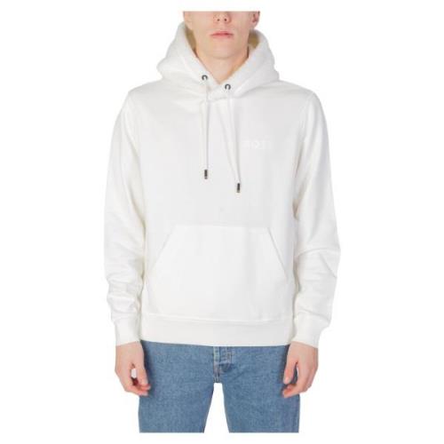 Hugo Boss Herr Hoodie - Höst/Vinter Kollektion White, Herr