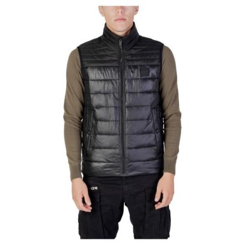 Hugo Boss Herr Ärmlös Jacka Höst/Vinter Kollektion Black, Herr