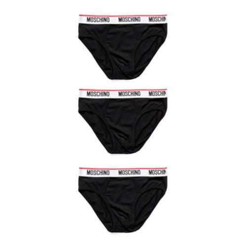 Moschino Herr Slip Vår/Sommar Bomull/Elastan Black, Herr