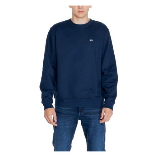 Tommy Hilfiger Flag Crew Sweatshirt Blue, Herr