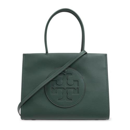 Tory Burch Ella Bio Liten shopper väska Green, Dam