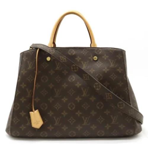 Louis Vuitton Vintage Pre-owned Canvas louis-vuitton-vskor Brown, Dam