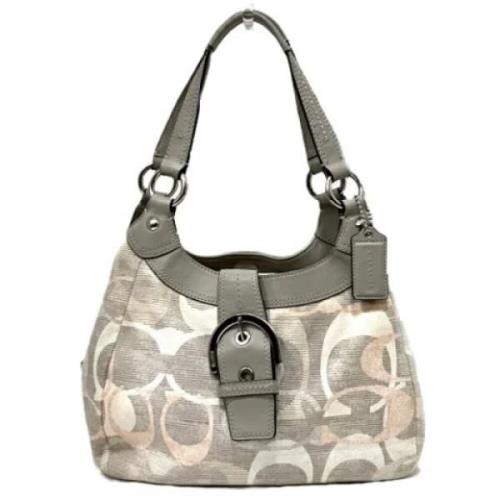 Coach Pre-owned Pre-owned Tyg handvskor Beige, Dam