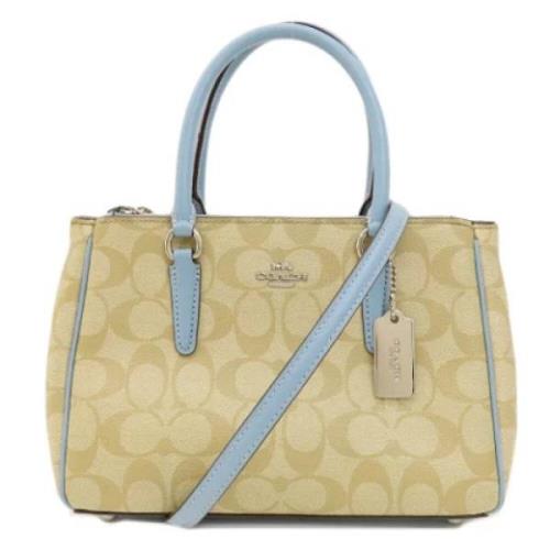 Coach Pre-owned Pre-owned Plast handvskor Beige, Dam