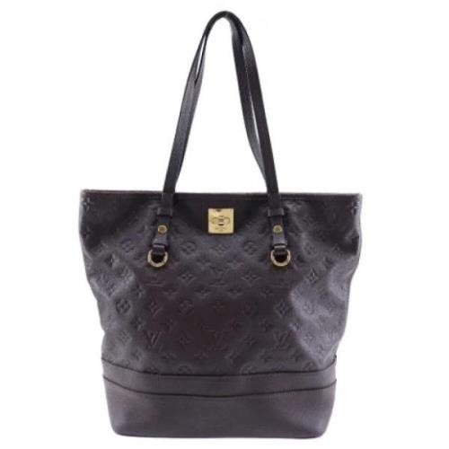 Louis Vuitton Vintage Pre-owned Tyg louis-vuitton-vskor Black, Dam