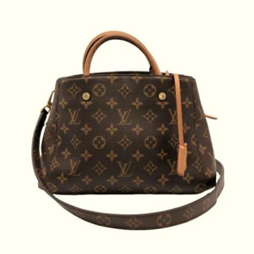 Louis Vuitton Vintage Pre-owned Canvas louis-vuitton-vskor Brown, Dam