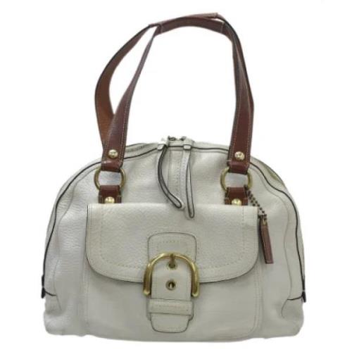 Coach Pre-owned Pre-owned Tyg totevskor White, Dam