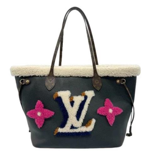 Louis Vuitton Vintage Pre-owned Tyg louis-vuitton-vskor Black, Dam