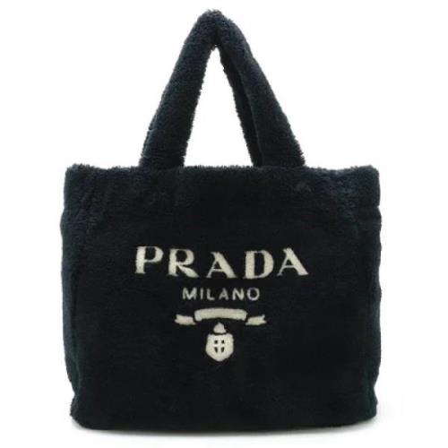 Prada Vintage Pre-owned Tyg prada-vskor Black, Dam