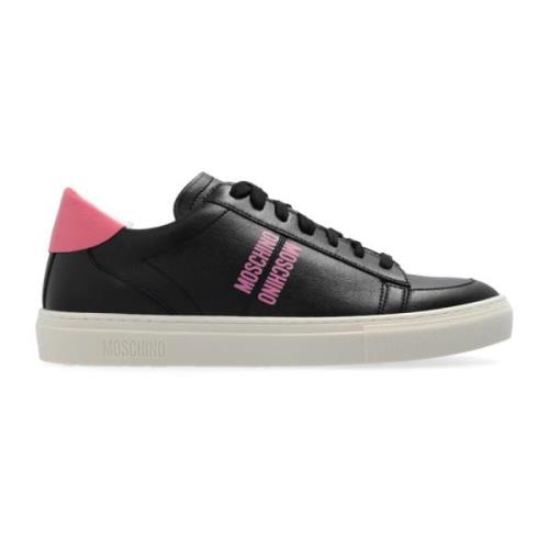 Moschino Sneakers med logotyp Black, Dam