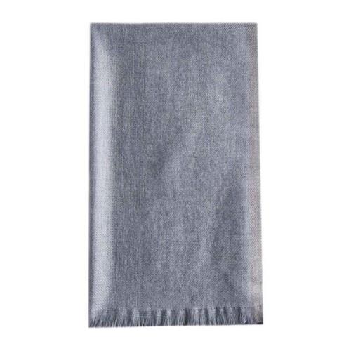 Brunello Cucinelli Lyxiga Scarfs Kollektion Gray, Herr