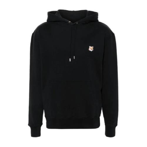 Maison Kitsuné Svart Sweatshirt Aw24 Herrmode Black, Herr