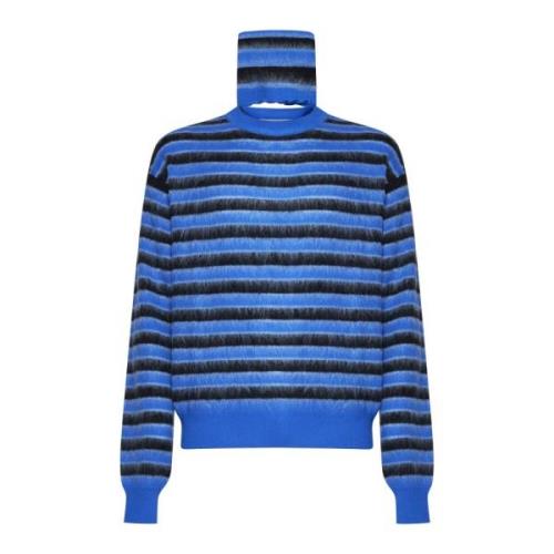 Marni Fashionable Sweater Picks Blue, Herr