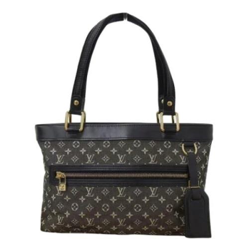 Louis Vuitton Vintage Pre-owned Tyg louis-vuitton-vskor Black, Dam