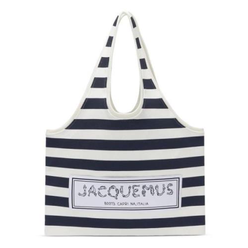 Jacquemus Randig Lyxig Toteväska Multicolor, Herr