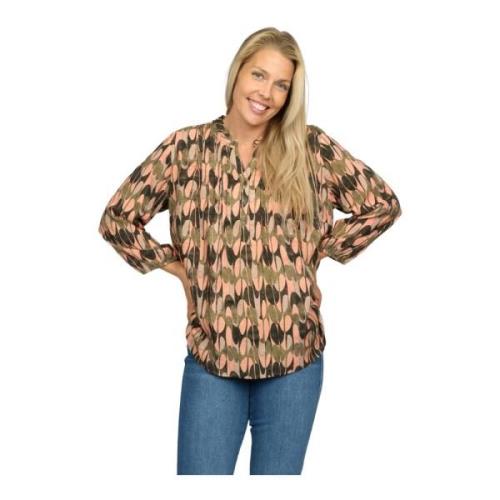 2-Biz Lui.Ea24 Melon Blus med V-ringning Multicolor, Dam