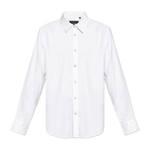 Rag & Bone Långärmad skjorta White, Herr