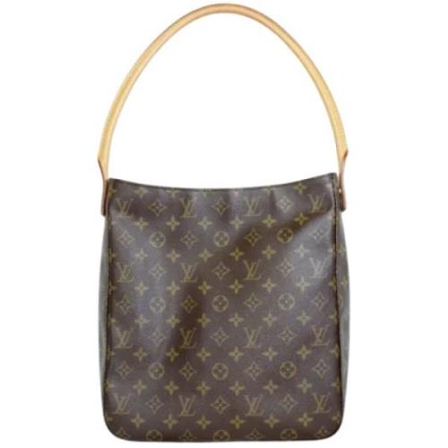 Louis Vuitton Vintage Pre-owned Canvas handvskor Brown, Dam