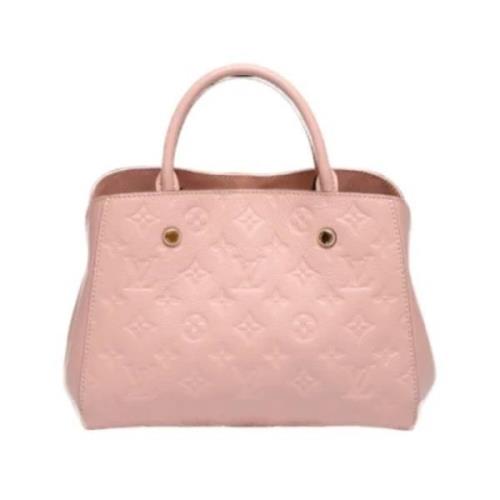 Louis Vuitton Vintage Pre-owned Tyg axelremsvskor Pink, Dam