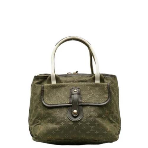 Louis Vuitton Vintage Pre-owned Tyg louis-vuitton-vskor Green, Dam