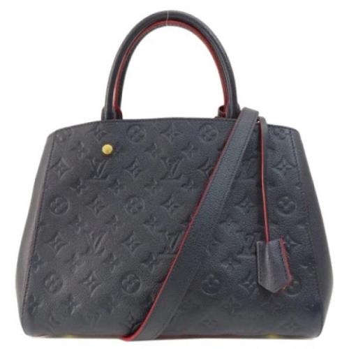 Louis Vuitton Vintage Pre-owned Tyg louis-vuitton-vskor Black, Dam