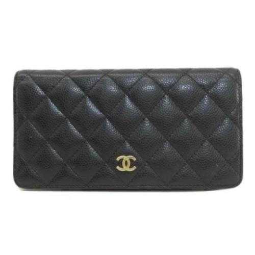 Chanel Vintage Pre-owned Laeder plnbcker Black, Dam