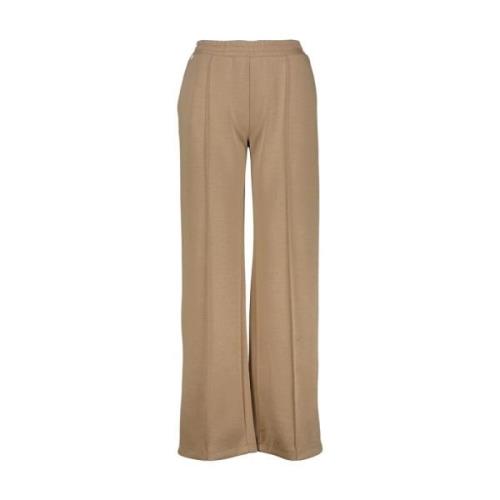 Amélie & Amélie Taupe Casual Byxor Beige, Dam