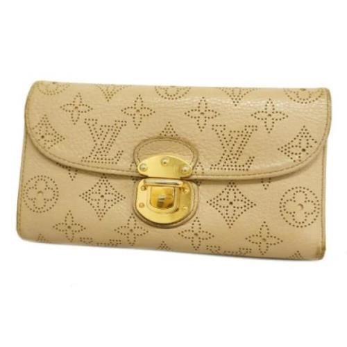 Louis Vuitton Vintage Pre-owned Tyg plnbcker Beige, Dam