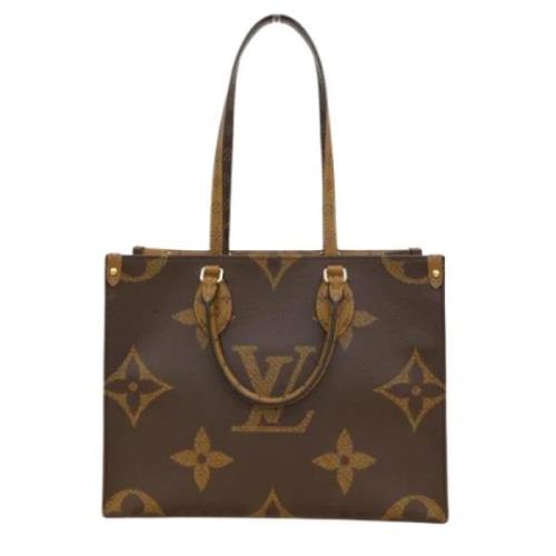 Louis Vuitton Vintage Pre-owned Tyg louis-vuitton-vskor Brown, Dam