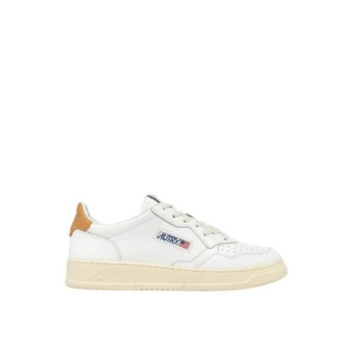 Autry Vintage Low-Top Vit Brun Sneakers White, Herr