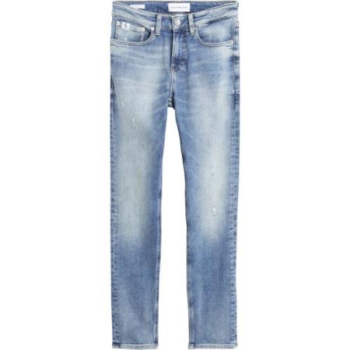 Calvin Klein Blå Skinny Byxor Blue, Herr