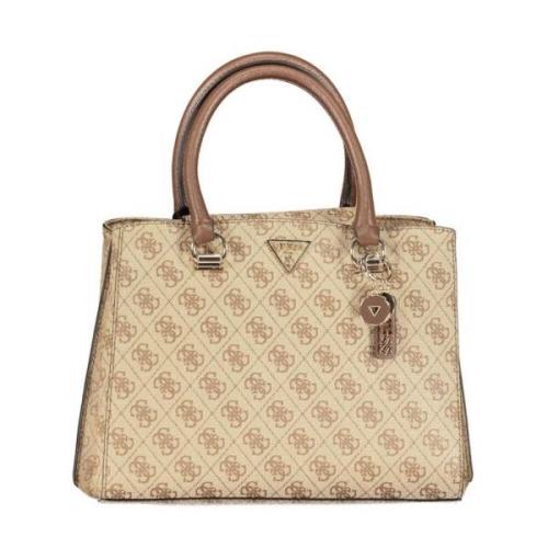 Guess Beige Noelle Bag 2 med flera fack Beige, Dam