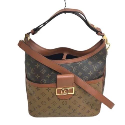 Louis Vuitton Vintage Pre-owned Tyg louis-vuitton-vskor Brown, Dam