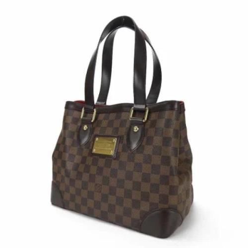 Louis Vuitton Vintage Pre-owned Tyg louis-vuitton-vskor Brown, Dam