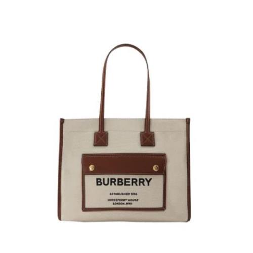 Burberry Bomull handvskor Beige, Dam