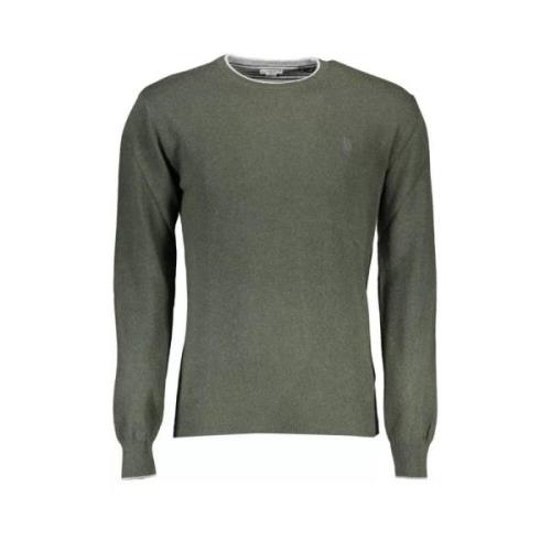 U.s. Polo Assn. Lyxig Grön Slim Sweater med Logo Green, Herr