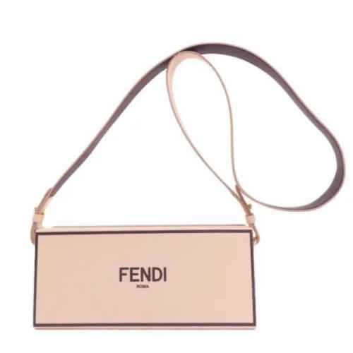 Fendi Vintage Pre-owned Laeder axelremsvskor Pink, Dam