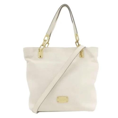 Michael Kors Pre-owned Pre-owned Tyg totevskor White, Dam