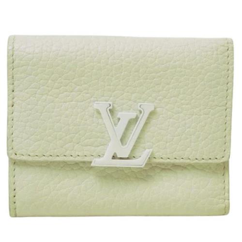 Louis Vuitton Vintage Pre-owned Laeder plnbcker Beige, Dam