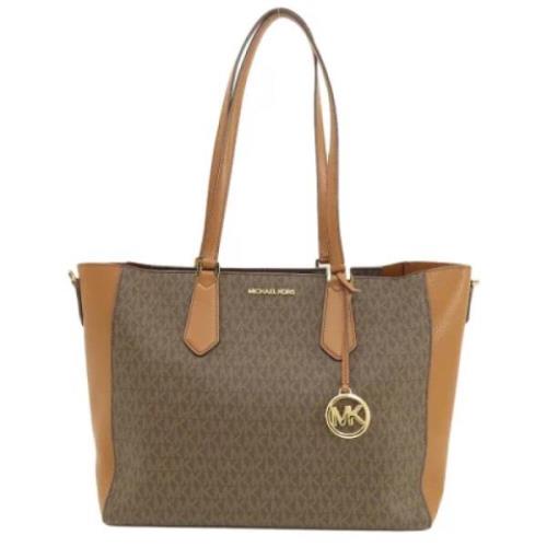 Michael Kors Pre-owned Pre-owned Canvas totevskor Brown, Dam