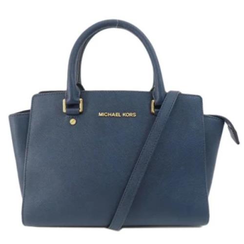 Michael Kors Pre-owned Pre-owned Plast handvskor Blue, Dam